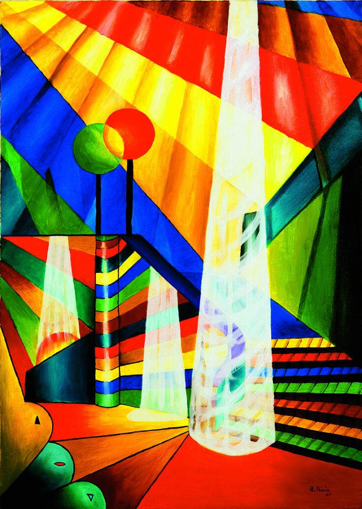 Stiegen zum Murazzi – Öl auf Leinwand 70x50 cm. Stiegen zum Murazzi