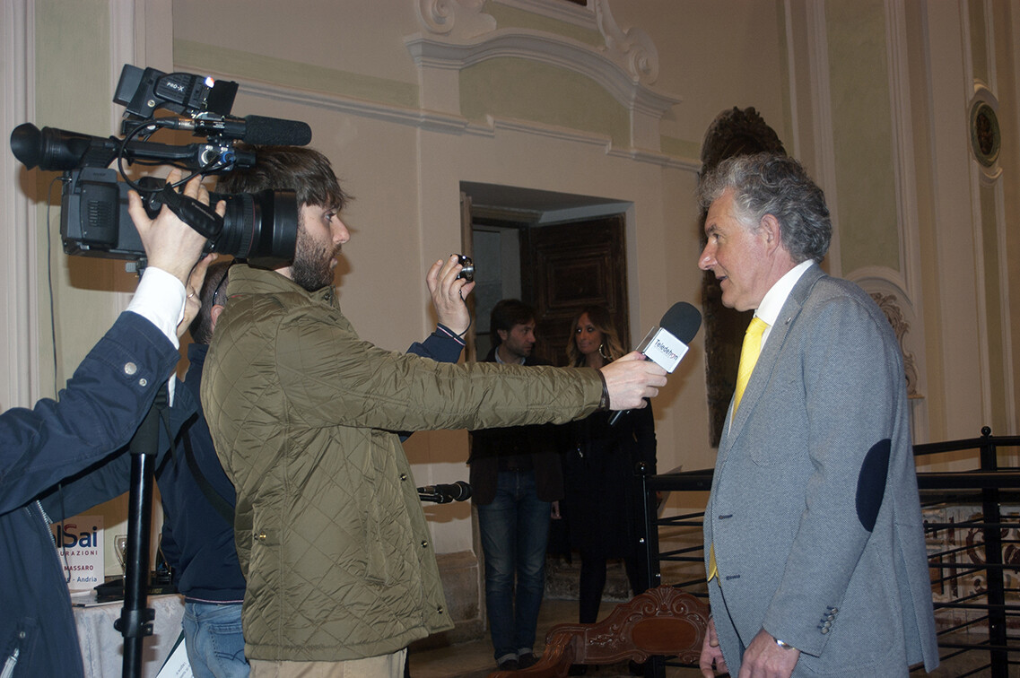 Roberto Piaia Interview in Andria - Italien Roberto Piaia Interview in Andria - Italien